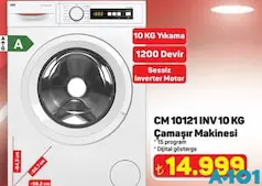 SEG CM 10121 INV 10 KG ÇAMAŞIR MAKİNESİ 1200 DEVİR fiyat ve kampanya bilgisi